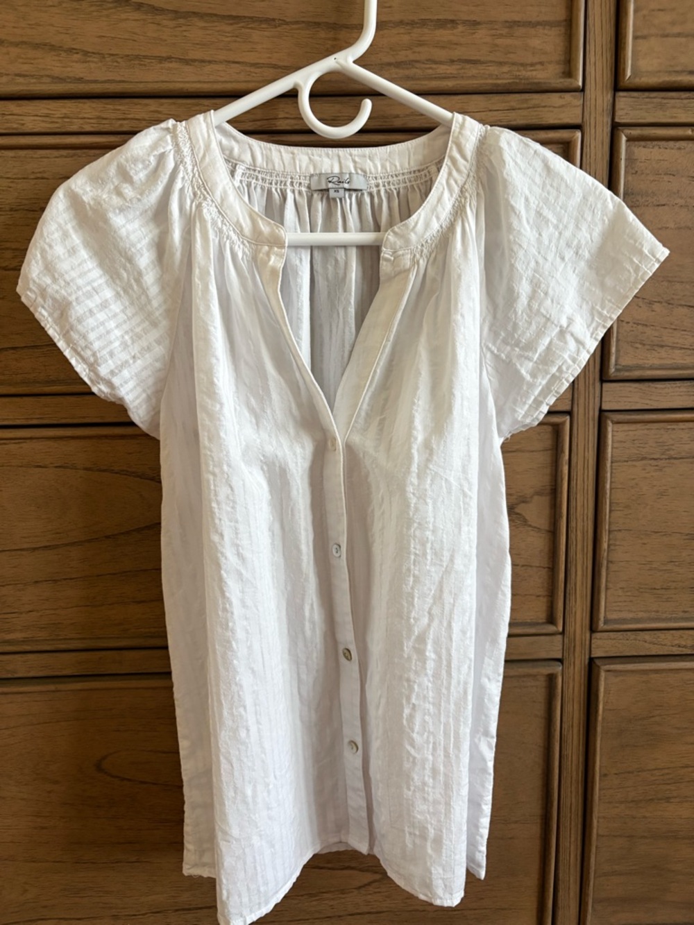 Rails Alena white button down shirt